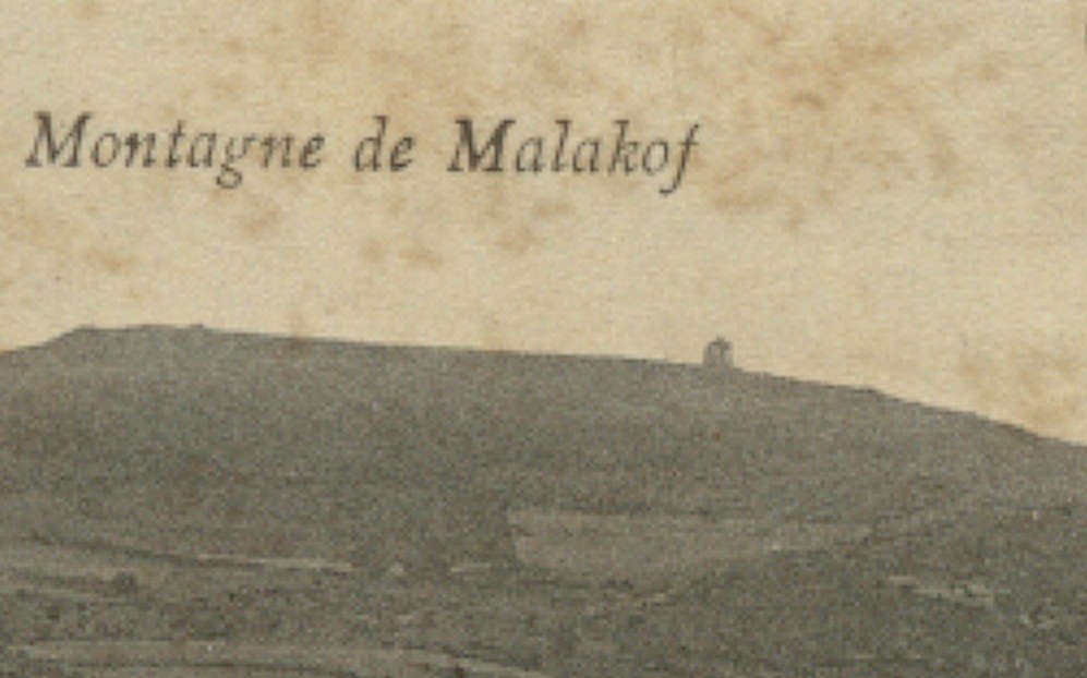 Silhouette de la Tour Chappe de Chiroubles